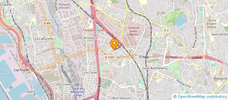 localisation de l'entreprise BLAMPIN à MARSEILLE 14EME