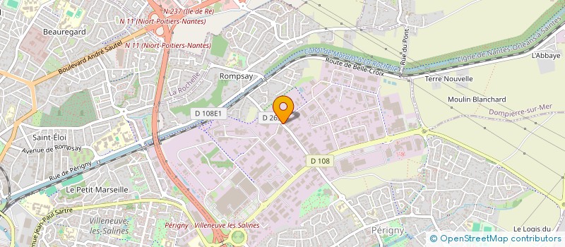 localisation de l'entreprise BLAN'CASS à PERIGNY