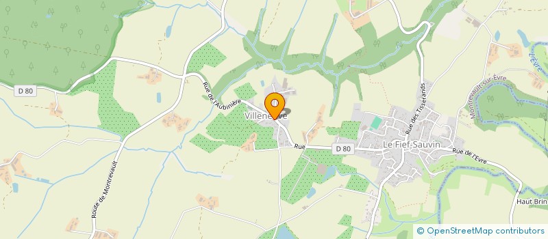 localisation de l'entreprise BLANBESN à MONTREVAULT-SUR-EVRE