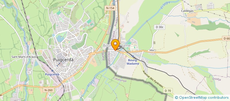 localisation de l'entreprise BLANC  BOURG-MADAME