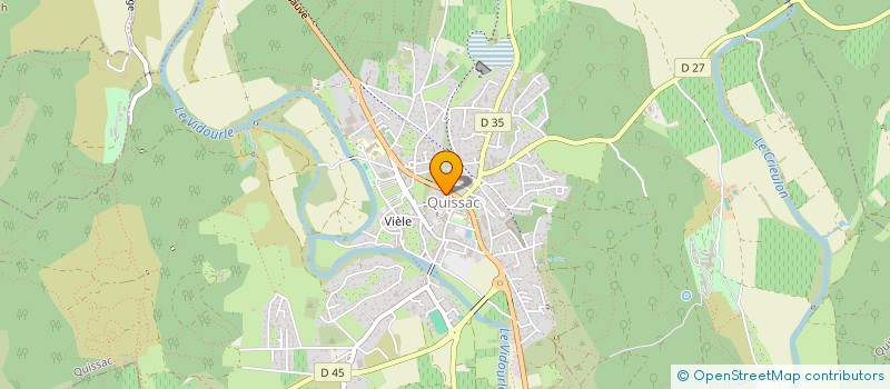 localisation de l'entreprise BLANC à QUISSAC