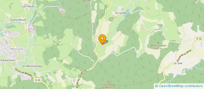 localisation de l'entreprise BLANC à DEUX-GROSNES
