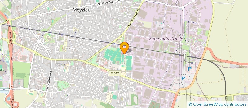 localisation de l'entreprise BLANC  MEYZIEU