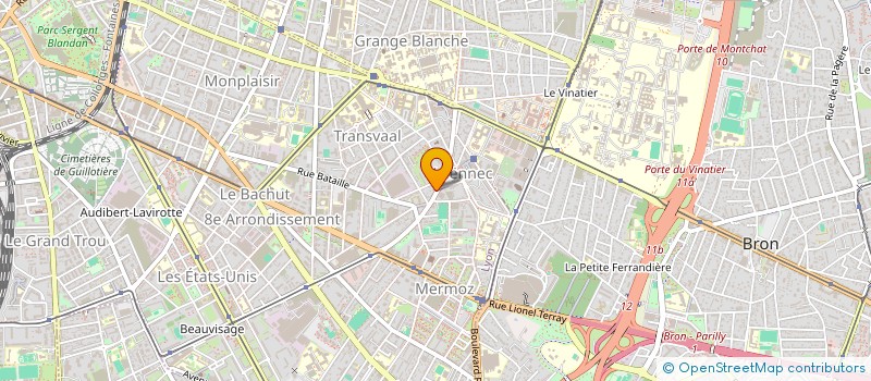 localisation de l'entreprise BLANC & B à LYON
