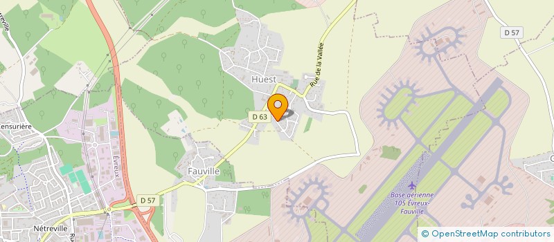 localisation de l'entreprise BLANC BAT  HUEST