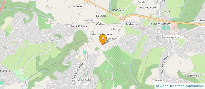 localisation de l'entreprise BLANC BEL AIR 4  CARIGNAN-DE-BORDEAUX