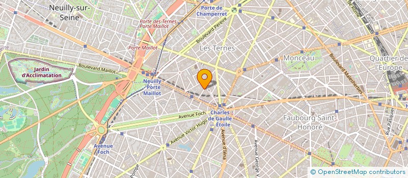 localisation de l'entreprise BLANC BLEU FORWARDING à PARIS