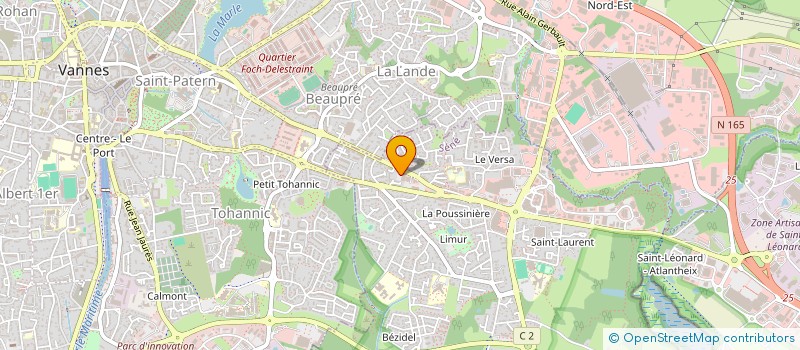 localisation de l'entreprise BLANC BLEU REVE SENE à SENE