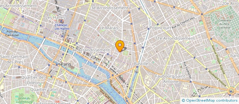 localisation de l'entreprise BLANC BOURGEOIS à PARIS