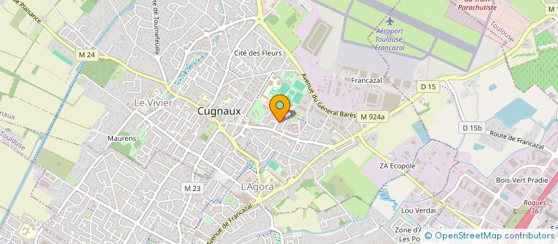localisation de l'entreprise BLANC CARBONE à CUGNAUX