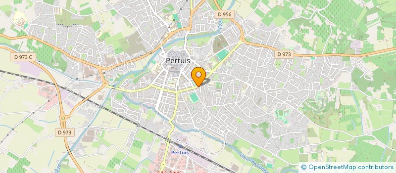 localisation de l'entreprise BLANC CARBURANTS  PERTUIS