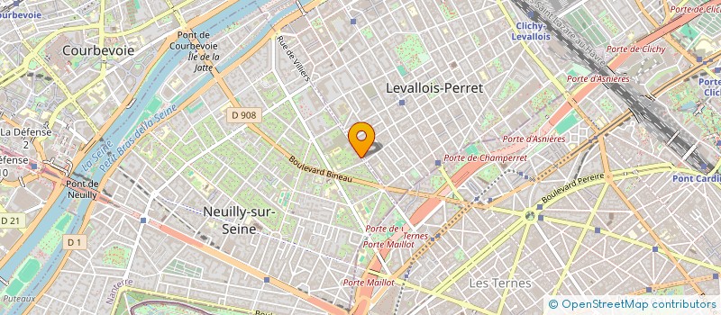 localisation de l'entreprise BLANC CERISE à NEUILLY-SUR-SEINE