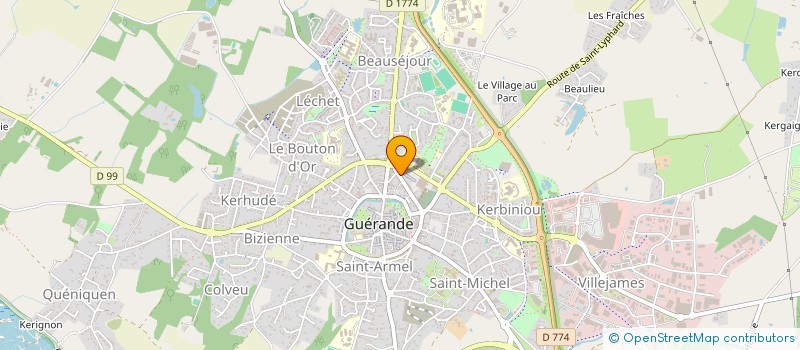 localisation de l'entreprise BLANC & CO  GUERANDE