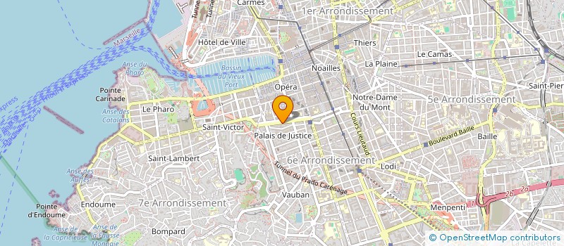 localisation de l'entreprise BLANC CREME à MARSEILLE