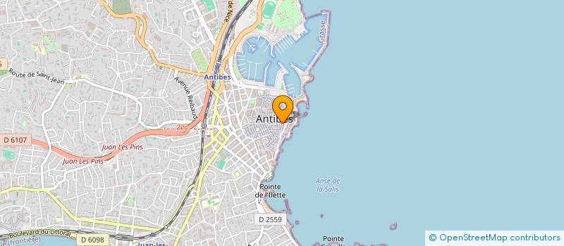 localisation de l'entreprise BLANC D'ANTIBES  ANTIBES
