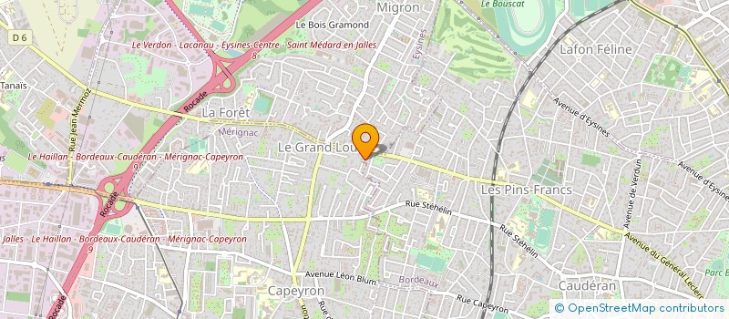 localisation de l'entreprise BLANC DE BLANC à BORDEAUX