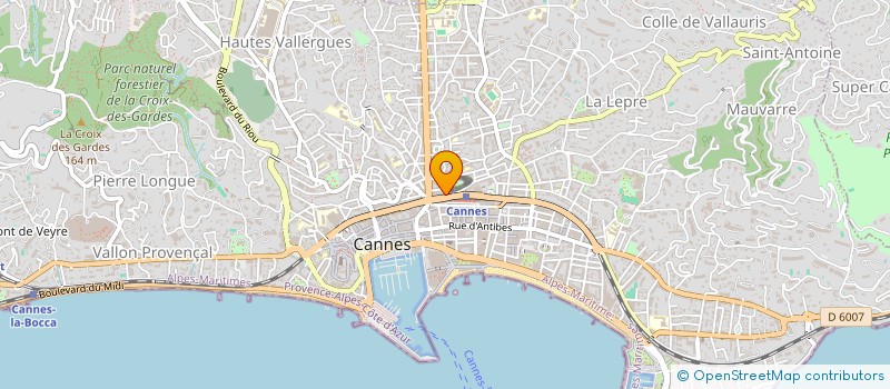 localisation de l'entreprise BLANC DE BLANCS L'ATELIER DU MARIAGE à CANNES