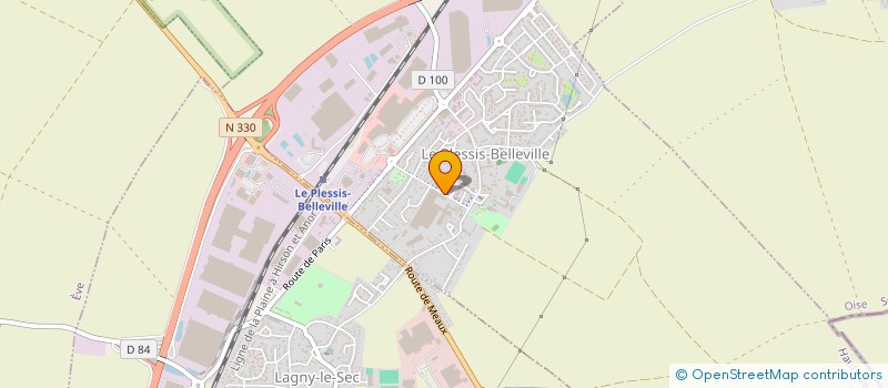 localisation de l'entreprise BLANC DISTRIBUTION à LE PLESSIS-BELLEVILLE