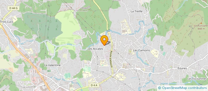 localisation de l'entreprise BLANC ET BIENNE à MARSEILLE