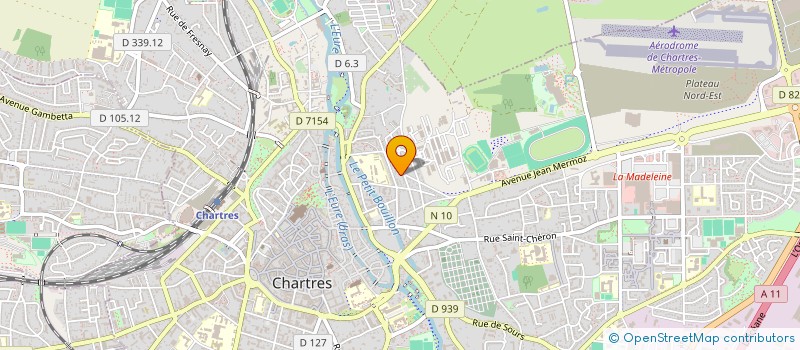 localisation de l'entreprise BLANC ET JARDIN à CHARTRES