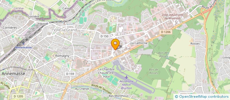 localisation de l'entreprise BLANC ET NEVEUX  ANNEMASSE