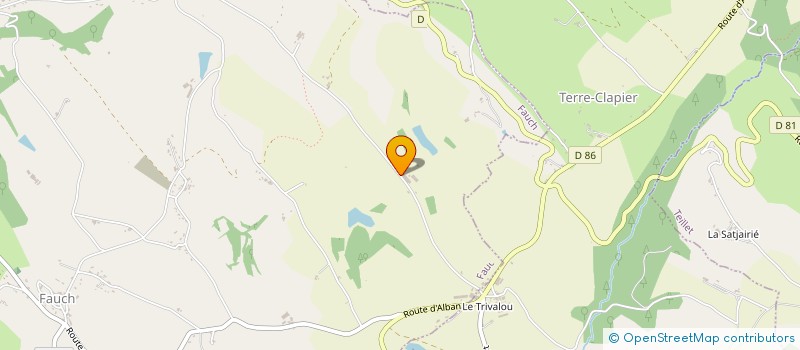 localisation de l'entreprise BLANC FRERES  FAUCH