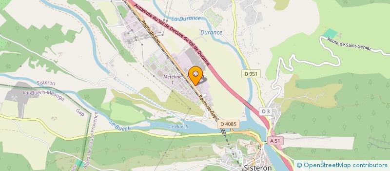 localisation de l'entreprise BLANC FRERES ET COMPAGNIE  SISTERON