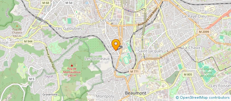 localisation de l'entreprise BLANC GERZAGUET INDIVISION  CLERMONT-FERRAND