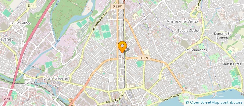 localisation de l'entreprise BLANC-GRAS à ANNECY