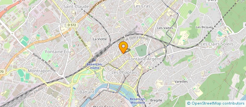 localisation de l'entreprise BLANC INDIVISION  BESANCON