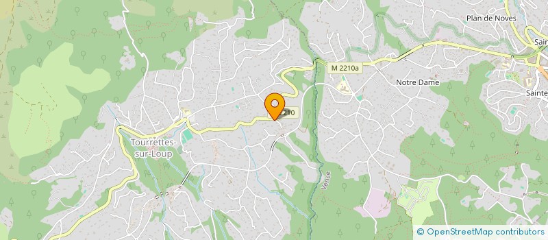 localisation de l'entreprise BLANC LEMONT  TOURRETTES-SUR-LOUP