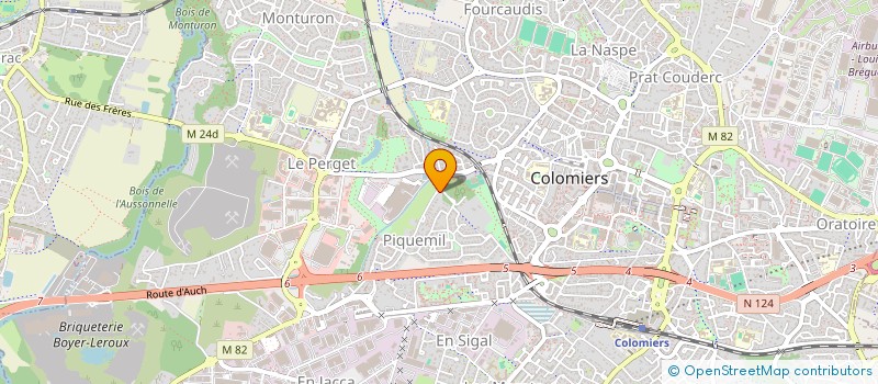 localisation de l'entreprise BLANC LOCATIONS à COLOMIERS