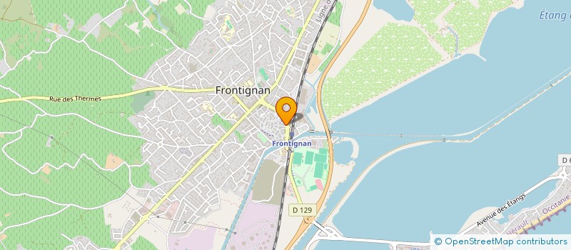 localisation de l'entreprise BLANC M ET ANNEQUIN M à FRONTIGNAN
