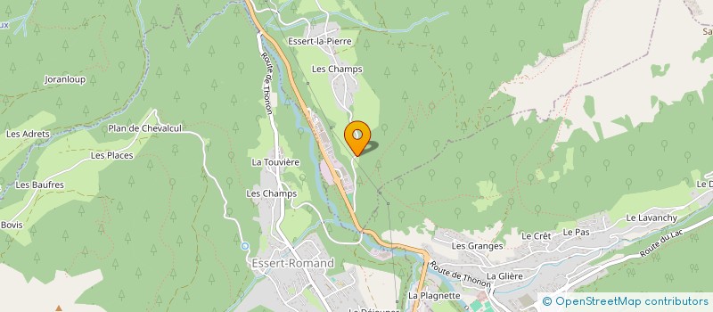 localisation de l'entreprise BLANC-MANDIN  SAINT-JEAN-D'AULPS