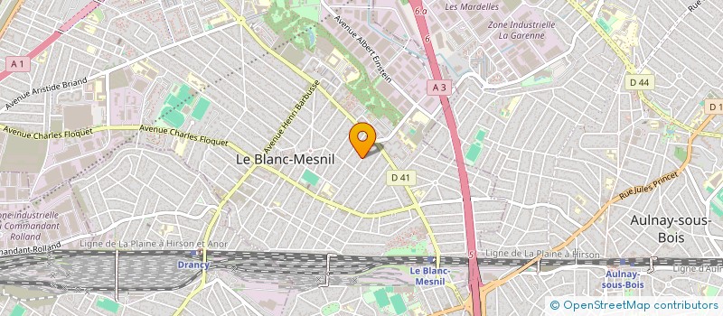 localisation de l'entreprise BLANC-MESNIL ENGAGE (BME) à LE BLANC-MESNIL