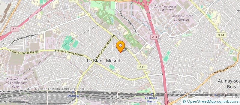 localisation de l'entreprise BLANC-MESNIL POUR TOUTES ET TOUS ( BLANC-MESNIL POUR TOUS ) à LE BLANC-MESNIL