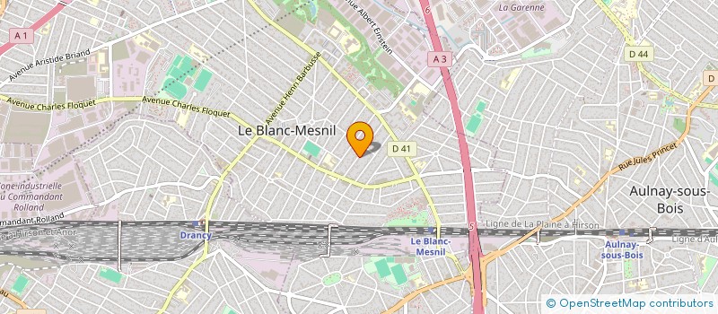 localisation de l'entreprise BLANC-MESNIL RANDONNEE AMITIE NATURE à LE BLANC-MESNIL