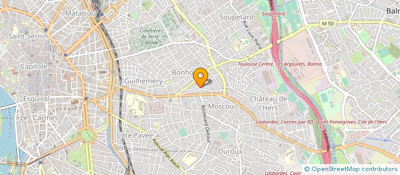 localisation de l'entreprise BLANC NATALINI CARNOT  TOULOUSE