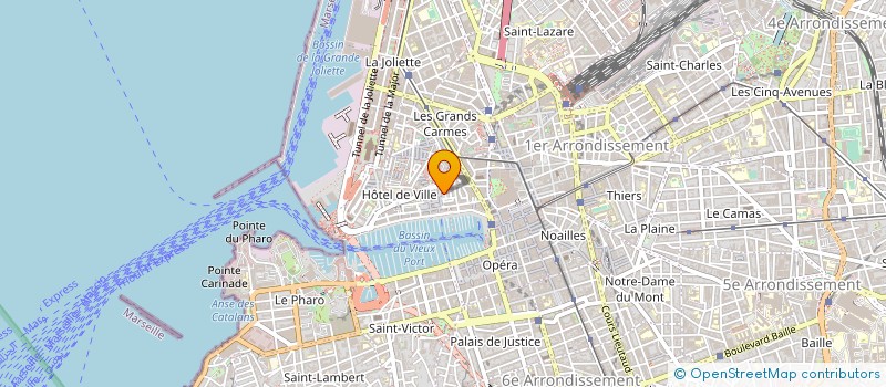 localisation de l'entreprise BLANC-NEIGE COMMUNICATION à MARSEILLE