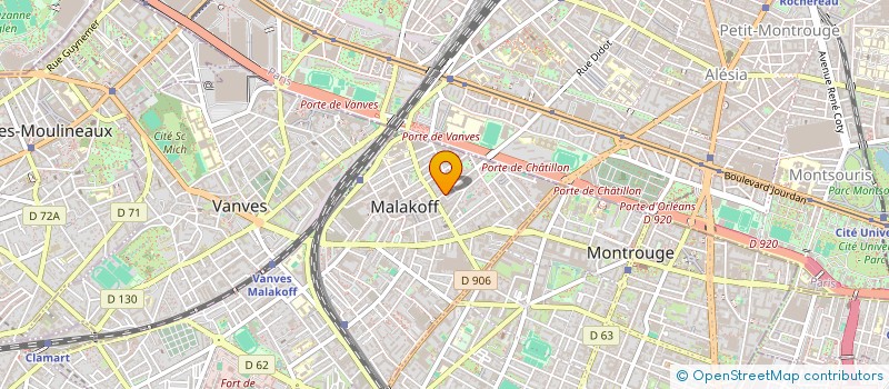 localisation de l'entreprise BLANC NET à MALAKOFF
