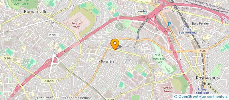 localisation de l'entreprise BLANC NET à MONTREUIL