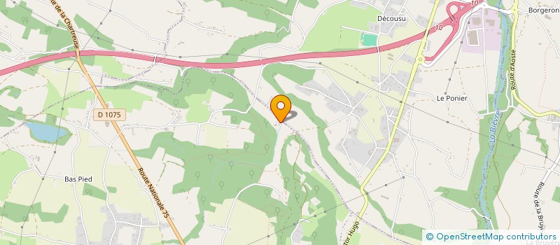 localisation de l'entreprise BLANC PATRICE ET PATRICIA  LES ABRETS-EN-DAUPHINE