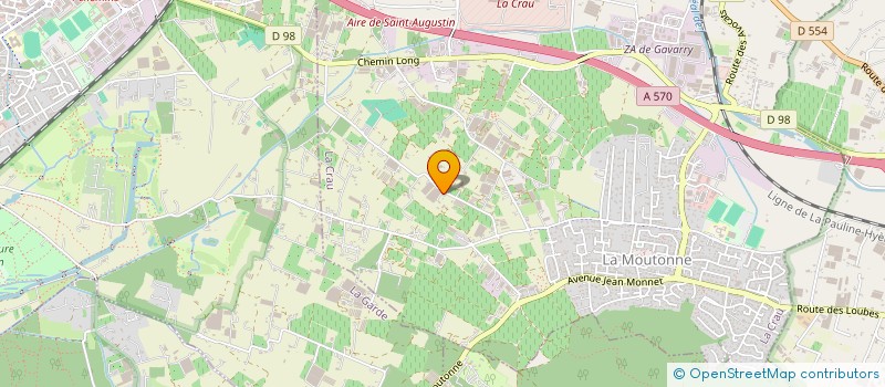 localisation de l'entreprise BLANC SAINT-AUGUSTIN  LA CRAU