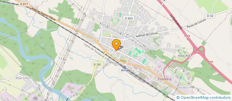 localisation de l'entreprise BLANC SCHMUTZ à ARTIX