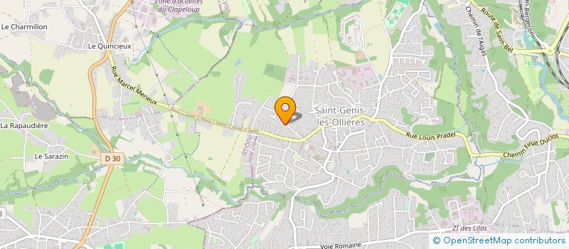 localisation de l'entreprise BLANC SIVADE  SAINT-GENIS-LES-OLLIERES