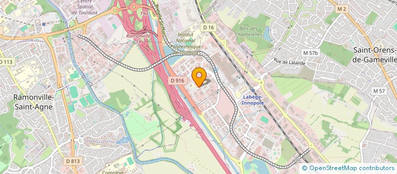 localisation de l'entreprise BLANC TAILLEUR DESIGN  LABEGE