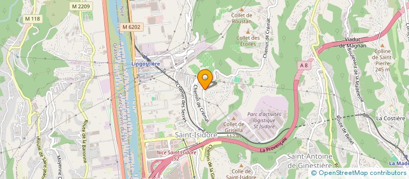 localisation de l'entreprise BLANC TP à NICE
