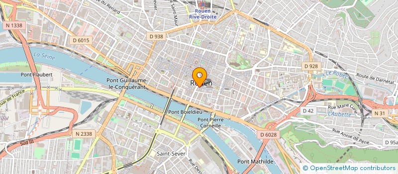 localisation de l'entreprise BLANCA à ROUEN