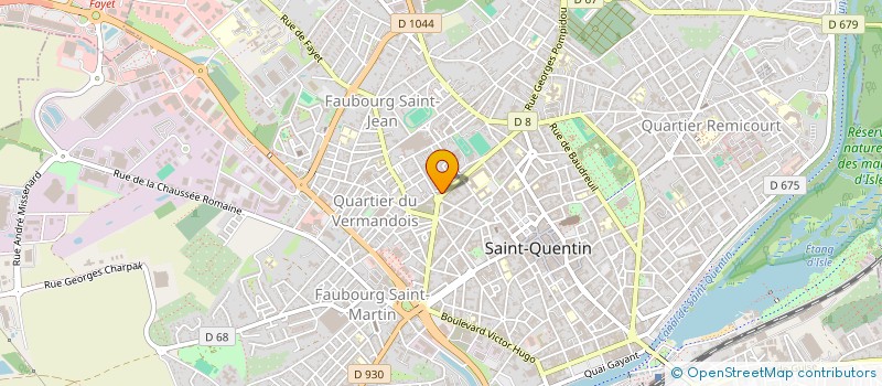 localisation de l'entreprise BLANCART-LECLAIRE à SAINT-QUENTIN