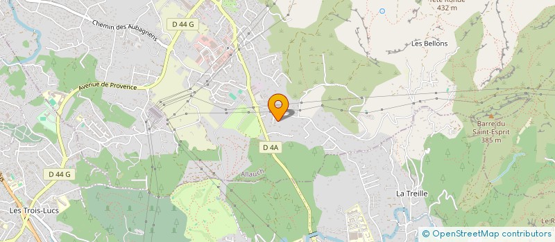 localisation de l'entreprise BLANCDOL  ALLAUCH